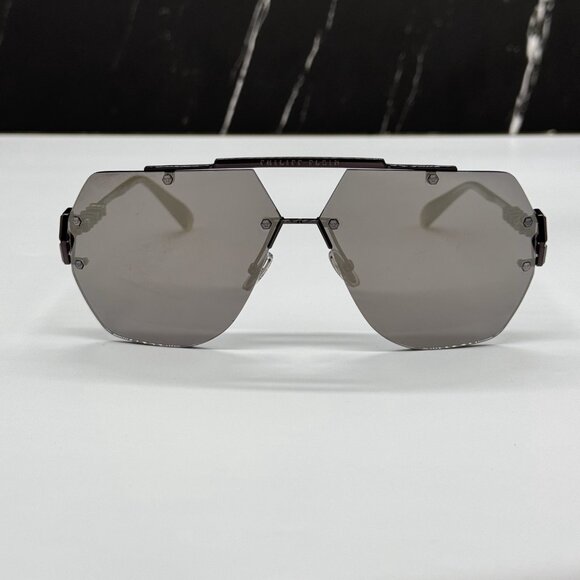 NEW SPP111 672X PHILIPP PLEIN SLEEK GREY UNISEX SUNGLASSES - Picture 1 of 12
